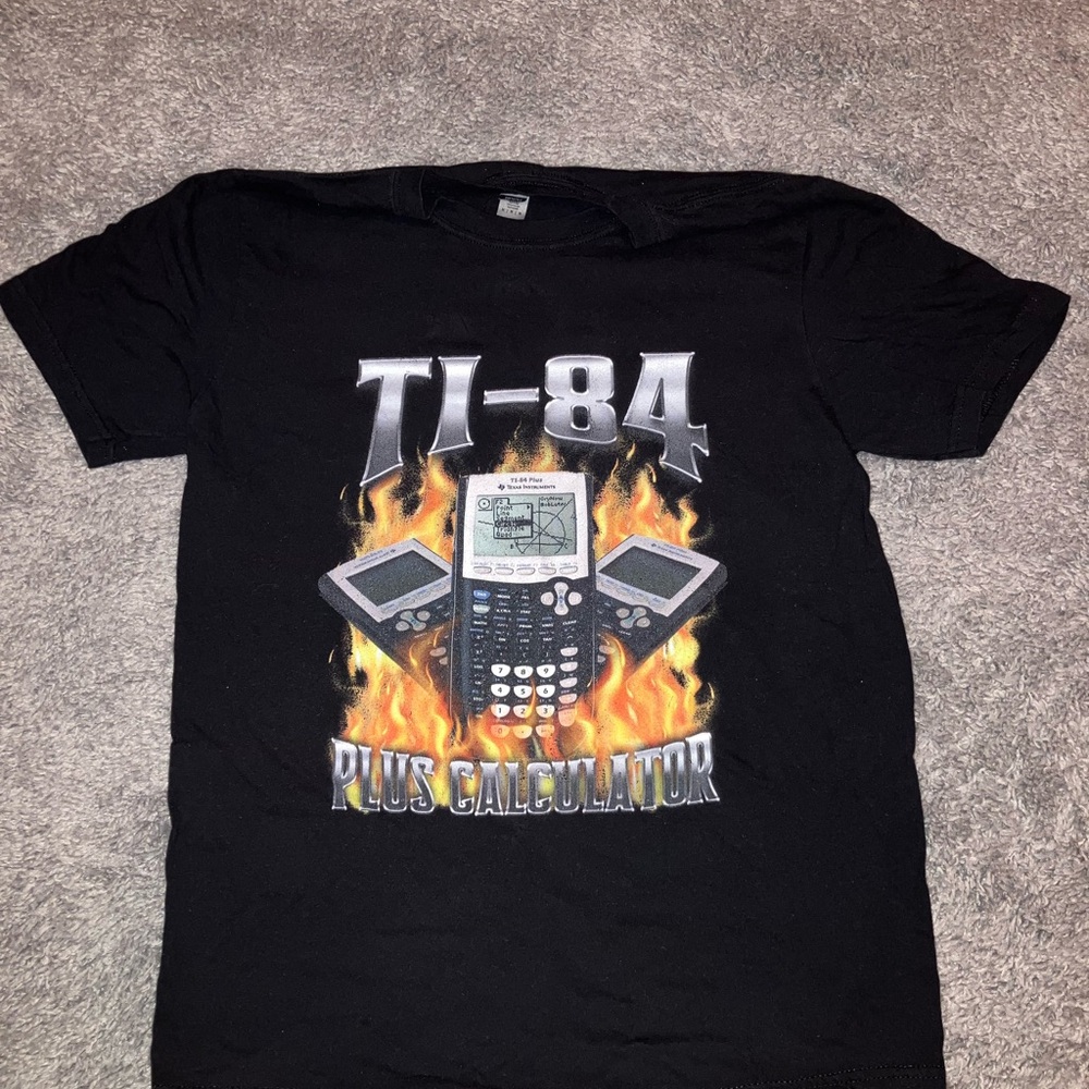 Meme Shirt - TI84 Calculator (Medium)